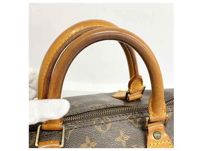 Bolso Louis Vuitton Monogram Speedy 35 Castaño - vista 9