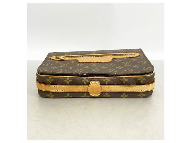Sac à épaule Louis Vuitton Monogram Saint Germain 28 Marron - vue 3