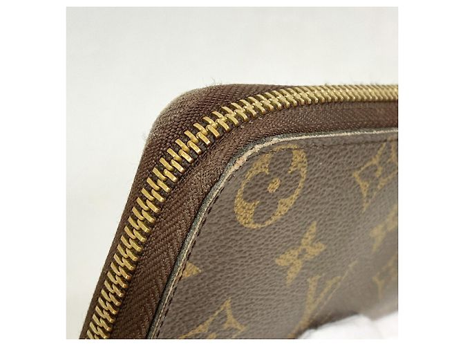 Louis Vuitton Monogram Portefeuille Clemence Long Wallet Marrom Rosa - vista 6