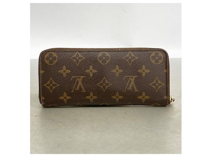 Louis Vuitton Monogram Portefeuille Clemence Long Wallet Marrom Rosa - vista 8