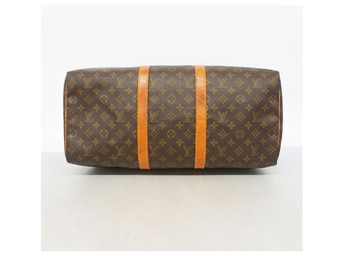 Louis Vuitton Boston Monogram Keepall 50 Castaño - vista 3