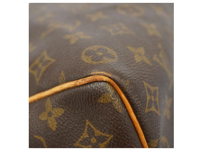 Louis Vuitton Boston Monogram Keepall 50 Castaño - vista 6