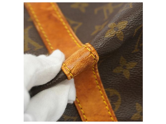 Louis Vuitton Boston Monogram Keepall 50 Castaño - vista 7
