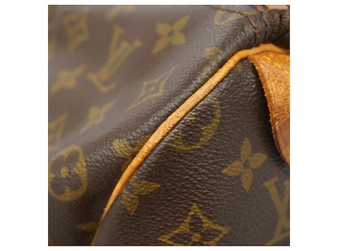 Louis Vuitton Boston Monogram Keepall 50 Castaño - vista 8