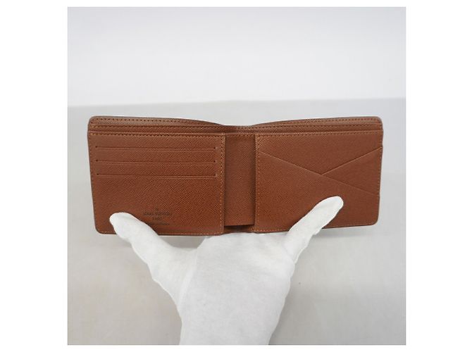 Louis Vuitton Brown Monogram Bill Wallet - view 3