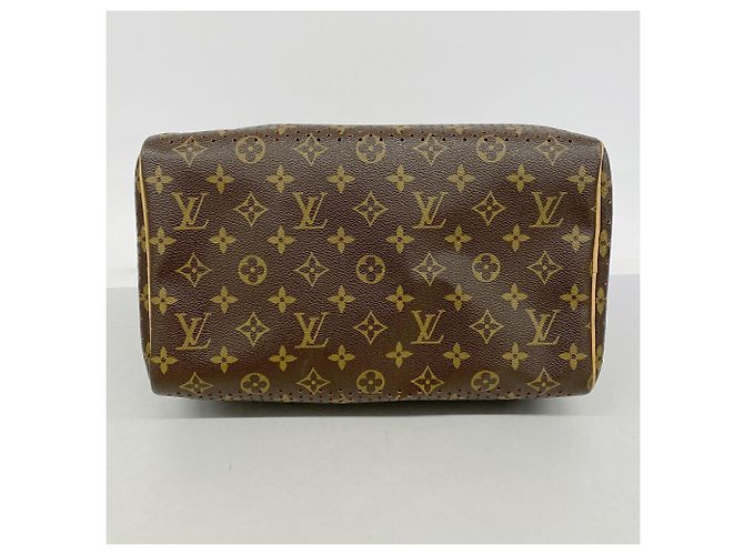 Sac à main Louis Vuitton Monogram Perfo Speedy 30 Orange - vue 3