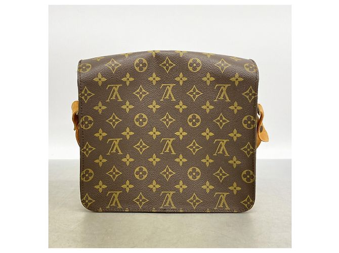 Sac à épaule Louis Vuitton Monogram Cartouchiere GM Marron - vue 12
