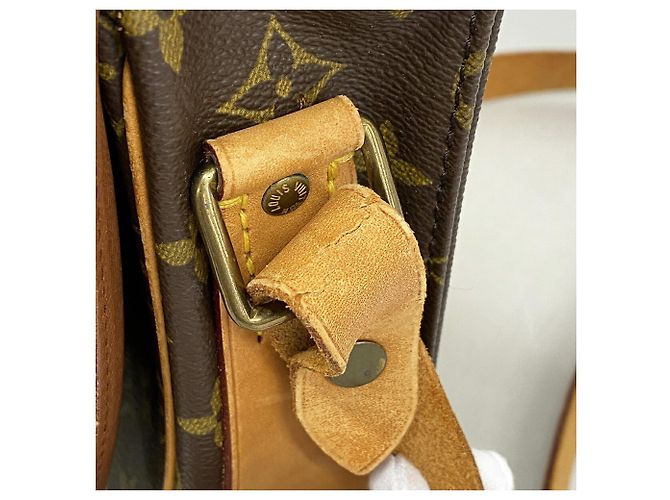 Sac à épaule Louis Vuitton Monogram Cartouchiere GM Marron - vue 8