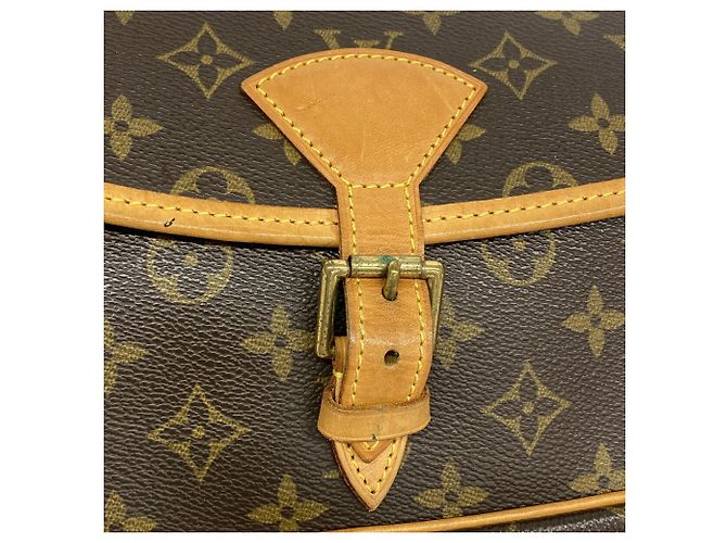 Bolso de hombro Louis Vuitton Monogram Sologne Castaño - vista 6