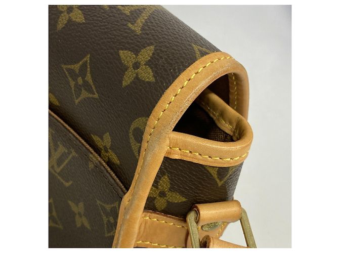 Bolso de hombro Louis Vuitton Monogram Sologne Castaño - vista 7