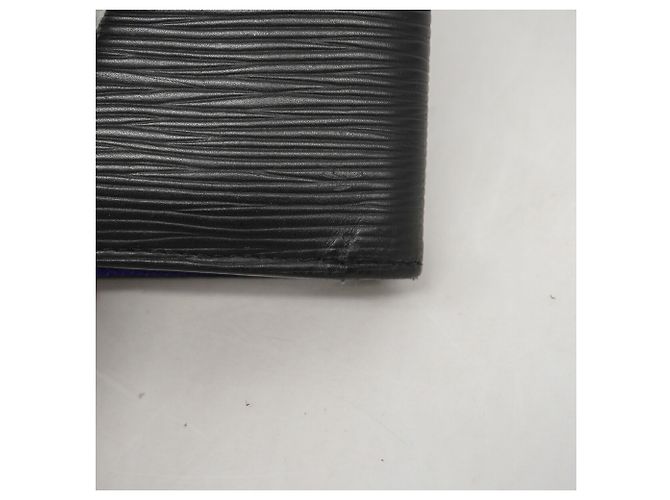 Portafoglio lungo Louis Vuitton Monogram Eclipse in pelle Epi Nero - vista 7