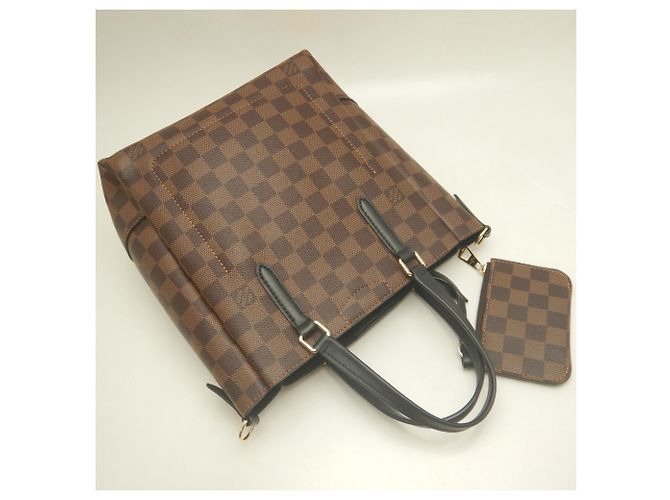 Borsa Tote Louis Vuitton Damier Belmont NV MM Damier ebene - vista 3