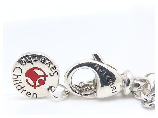 Bulgari Bracciale con ciondolo Bvlgari B.zero1 in argento - vista 3