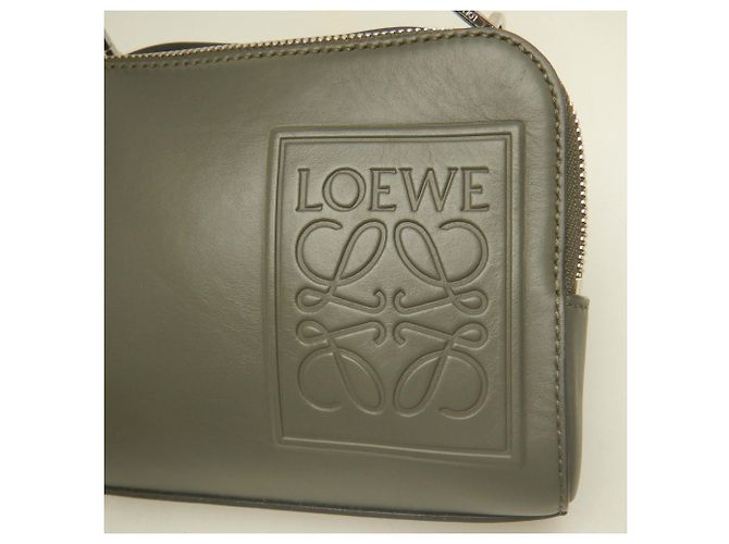 Sac bandoulière Camera Bag Loewe en Khaki Kaki - vue 11