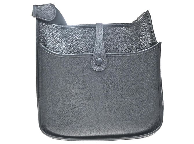 Hermès Bolsa Hermes Evelyne Gen III Clemence PM Preto - vista 2