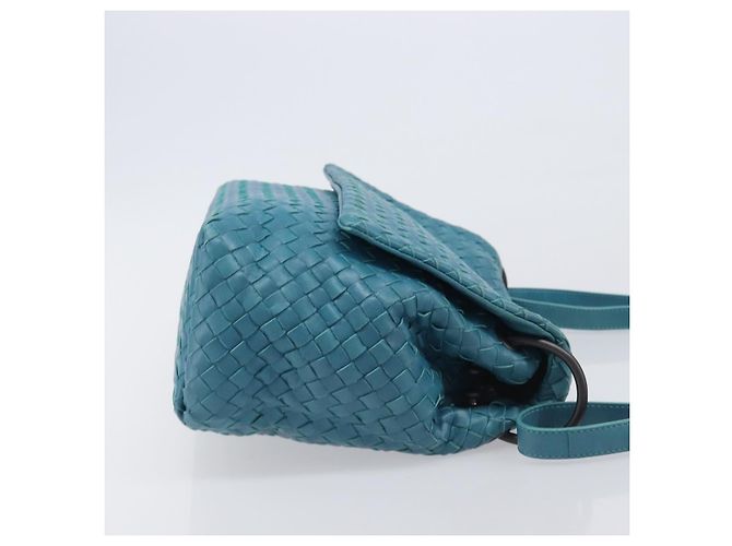 Bottega Veneta Adjustable Flap Intrecciato Nappa Medium Blau - Ansicht 3