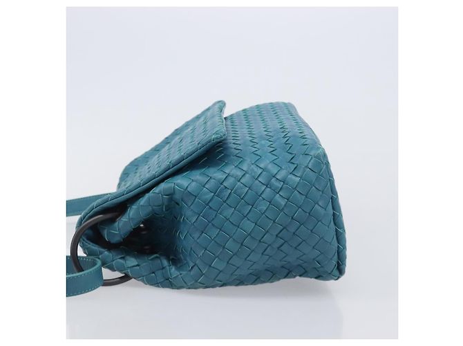 Bottega Veneta Adjustable Flap Intrecciato Nappa Medium Blau - Ansicht 4