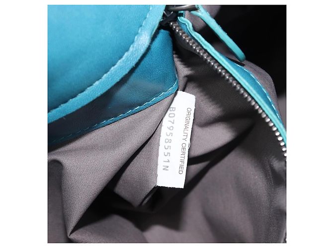 Bottega Veneta Adjustable Flap Intrecciato Nappa Medium Blau - Ansicht 7