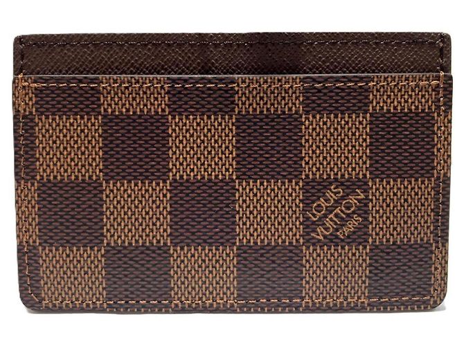 Tarjetero Louis Vuitton Damier Castaño - vista 2