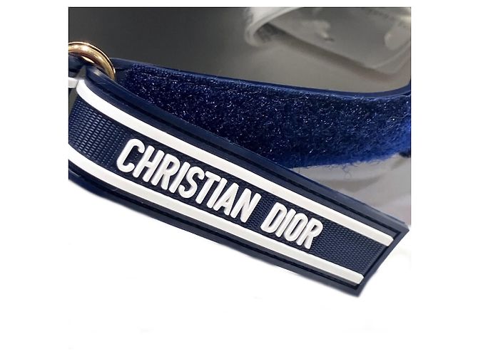 Cappellino da baseball in tela di cotone Christian Dior Nero Bianco - vista 6