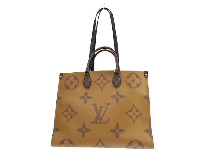 Louis Vuitton OnTheGo Reverse Monogram Giant GM Castaño - vista 2