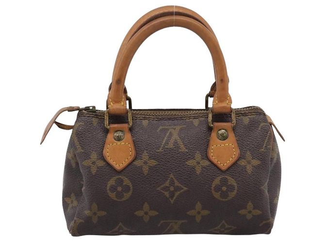 Louis Vuitton Speedy Mini HL Monogram Canvas Marrone - vista 2