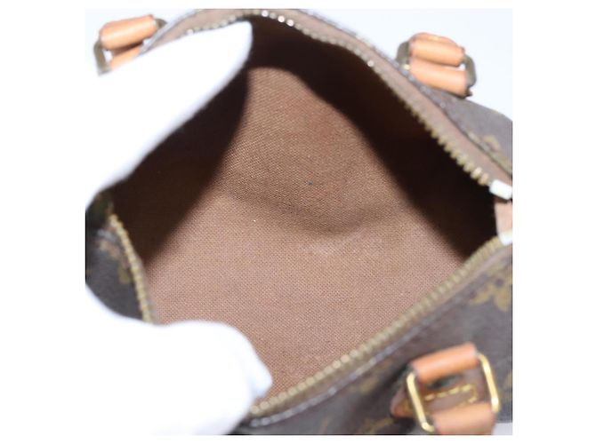 Louis Vuitton Speedy Mini HL Monogram Canvas Marrone - vista 5