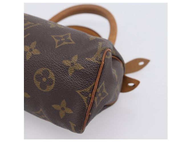 Louis Vuitton Speedy Mini HL Monogram Canvas Marrone - vista 7