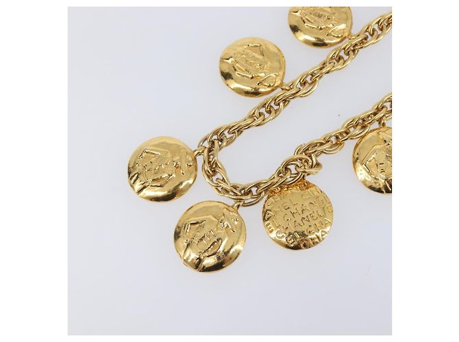Chanel Vintage Diamond Coco Mademoiselle Long Metal Golden - Ansicht 4