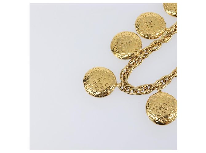 Chanel Vintage Diamond Coco Mademoiselle Long Metal Golden - Ansicht 7