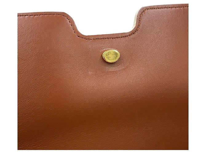 Borsa a tracolla con catena Burberry TB Medium Marrone Bianco - vista 12