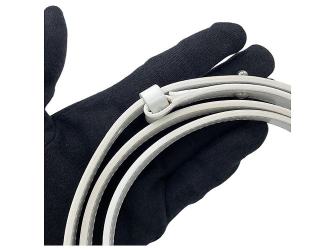 Borsa a mano in pelle Wanda Mini Salvatore Ferragamo Bianco - vista 16