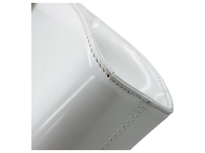 Borsa a mano in pelle Wanda Mini Salvatore Ferragamo Bianco - vista 8