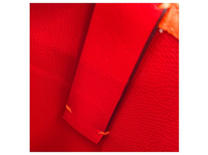 Borsa borchiata Christian Louboutin CABATA N S Mini Arancione - vista 12