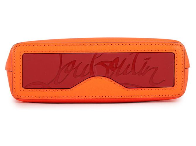 Borsa borchiata Christian Louboutin CABATA N S Mini Arancione - vista 3