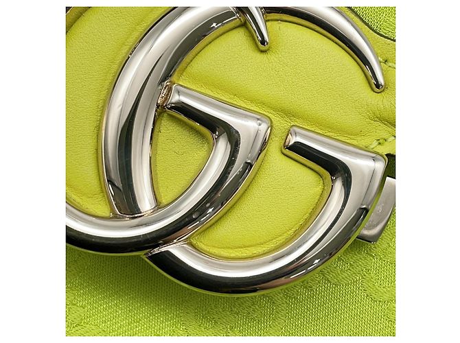 Gucci GG Marmont Small Schultertasche mit Kette Grün - Ansicht 10