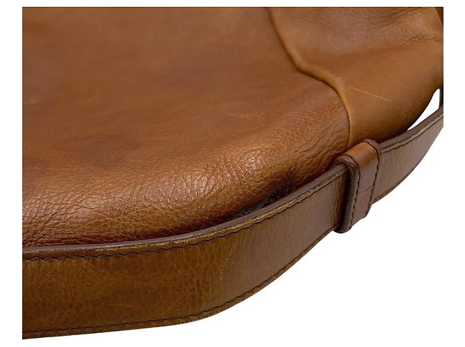 Borsa a tracolla in pelle Mombasa Yves Saint Laurent Marrone - vista 6
