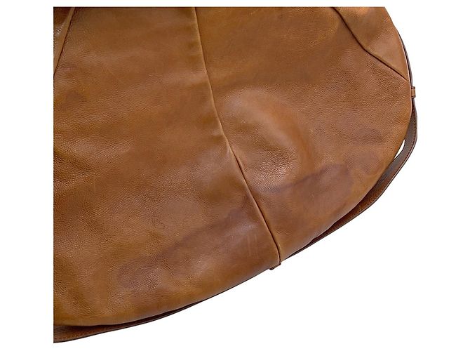 Borsa a tracolla in pelle Mombasa Yves Saint Laurent Marrone - vista 7