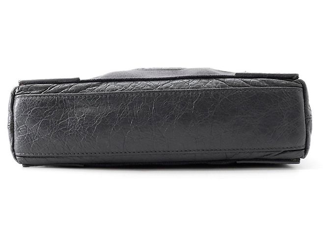 Borsa Balenciaga in pelle e tela grigia Marrone - vista 3