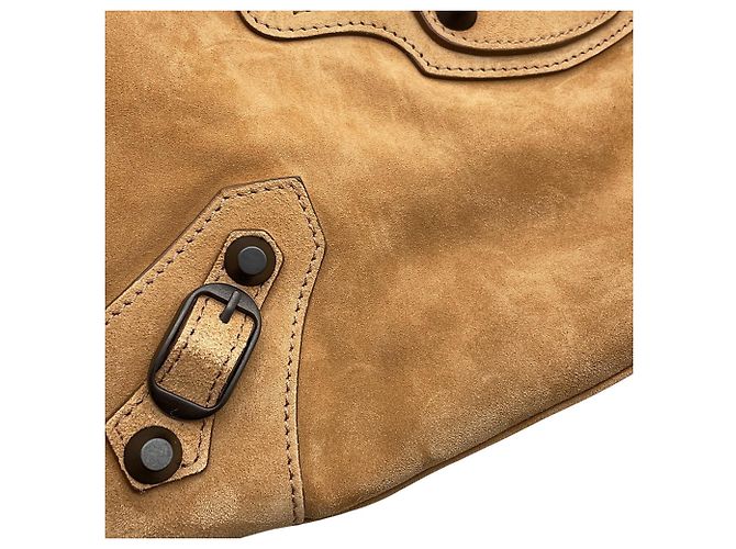 Borsa Balenciaga Le City Small Cammello - vista 7