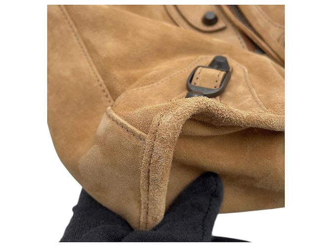 Borsa Balenciaga Le City Small Cammello - vista 8