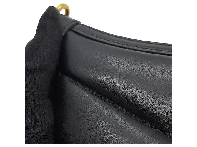 Borsa a tracolla Gucci GG Marmont Small in pelle matelassé Nero - vista 7