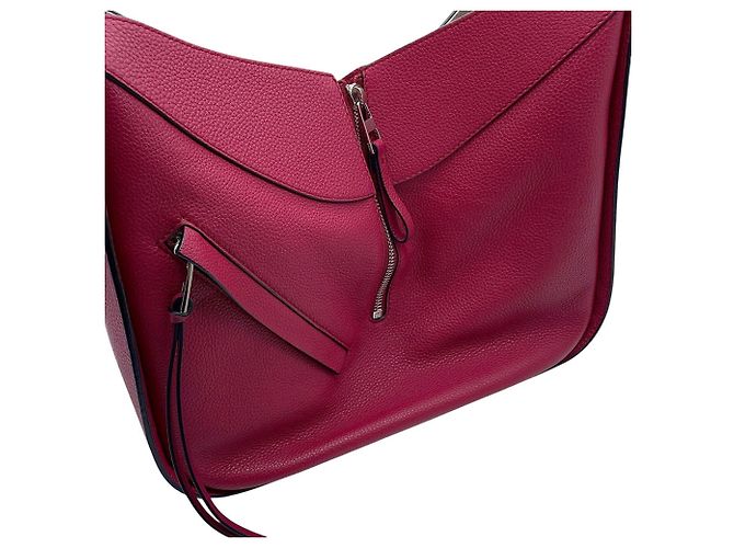 Sac à main en cuir Loewe Hammock Small Bordeaux - vue 10