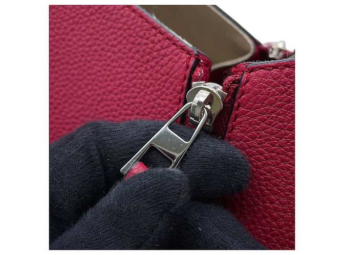 Sac à main en cuir Loewe Hammock Small Bordeaux - vue 11