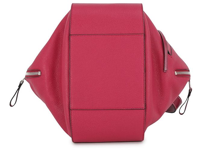 Sac à main en cuir Loewe Hammock Small Bordeaux - vue 3