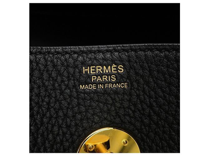 Hermès Sac à main Hermes Lindy 30 Noir - vue 12