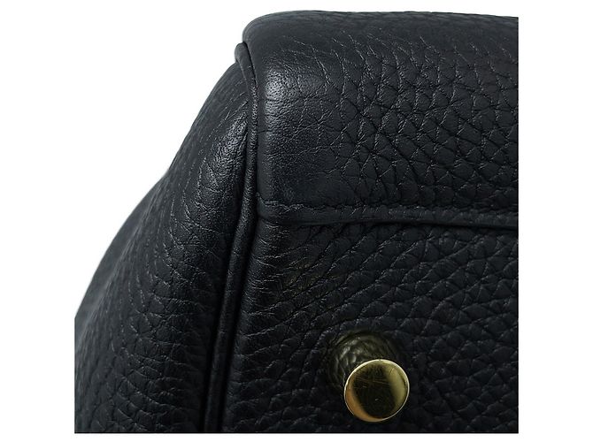 Hermès Sac à main Hermes Lindy 30 Noir - vue 6