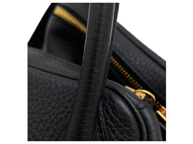 Hermès Sac à main Hermes Lindy 30 Noir - vue 8