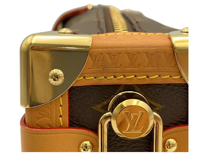 Bolsa Louis Vuitton Monogram Side Trunk PM Marrom - vista 8