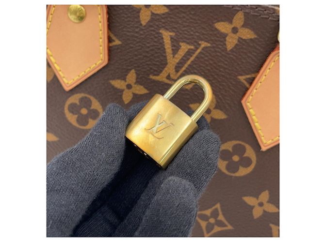 Bolso de mano Louis Vuitton Alma BB Monogram Castaño - vista 17